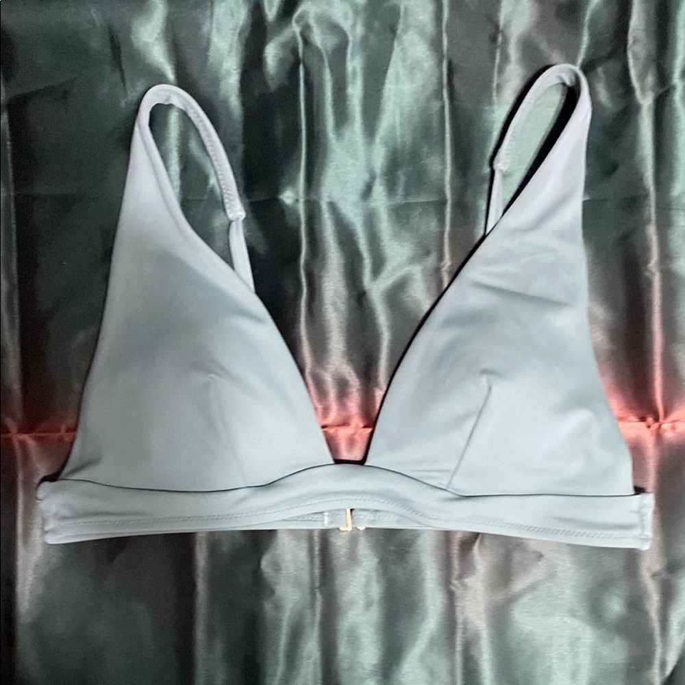 Shade & Shore Gray Triangle Bra top Intimates